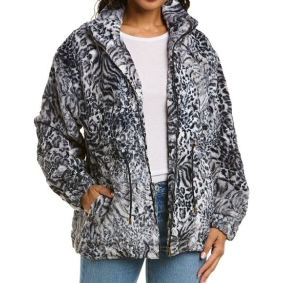 Brand New Johnny Was Faux Fur Jacket Size S NWT - Picture 1 of 4